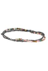 Delicate Stone - Tourmaline / Hematite