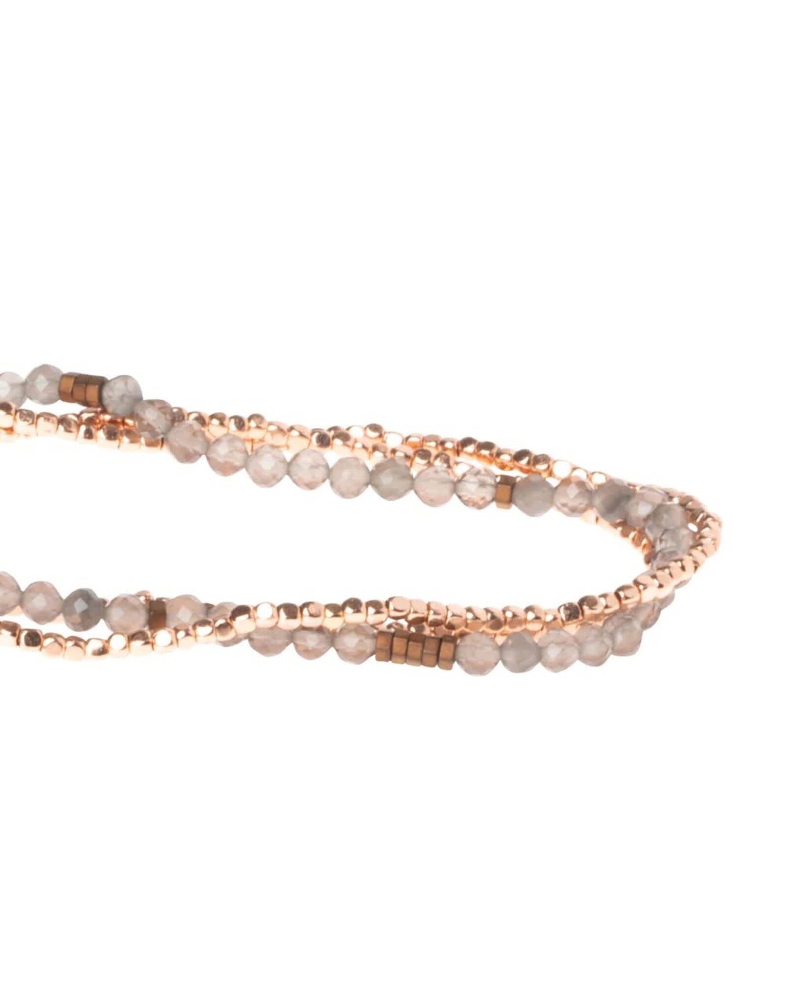 Delicate Stone - Smoky Quartz/Rose Gold