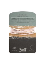 Stone Wrap - Rose Quartz/Silver