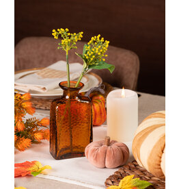 Norma Bud Vase Amber S