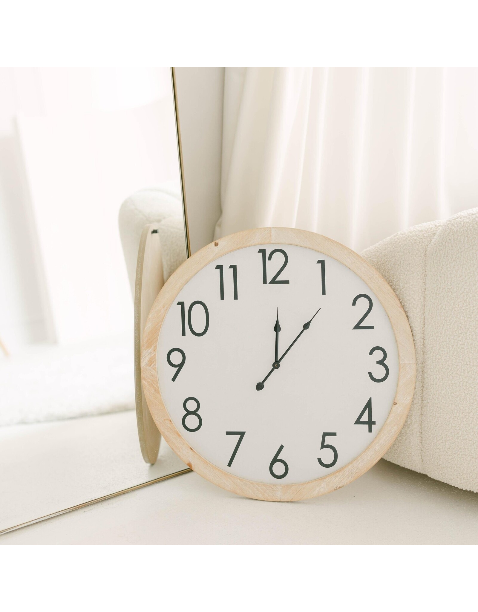 Minimalist Wall Clock - White