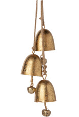 Hanging Bells - Antique Gold