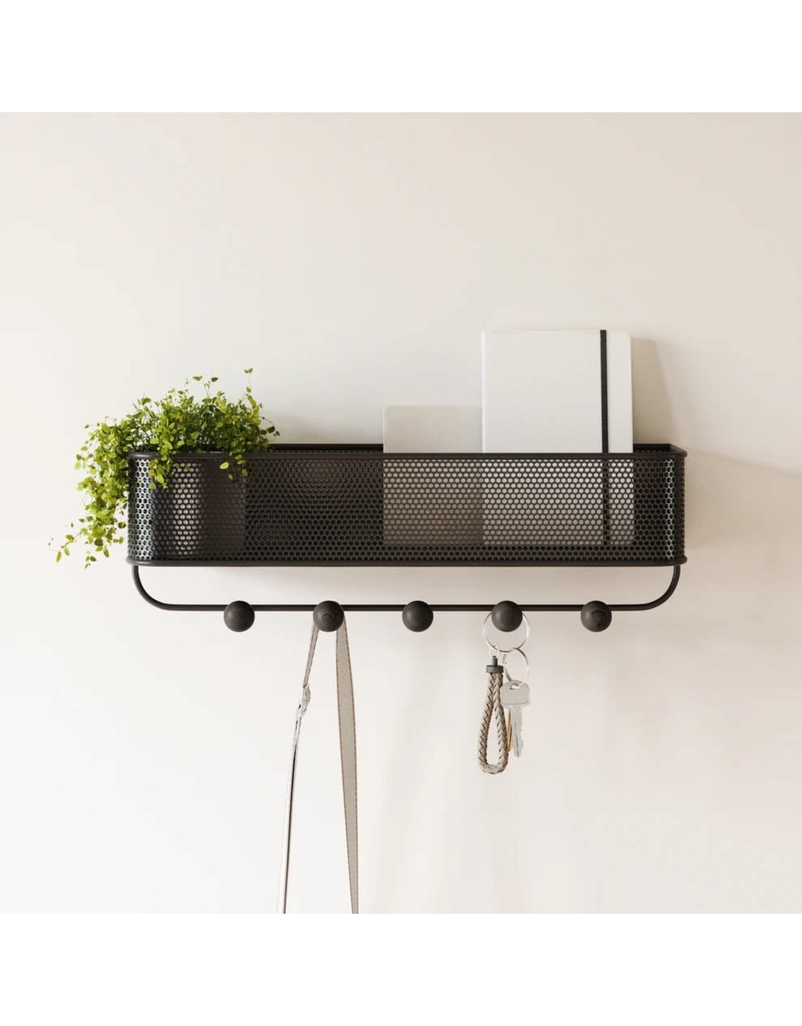 Estique Organizer - Black/Walnut