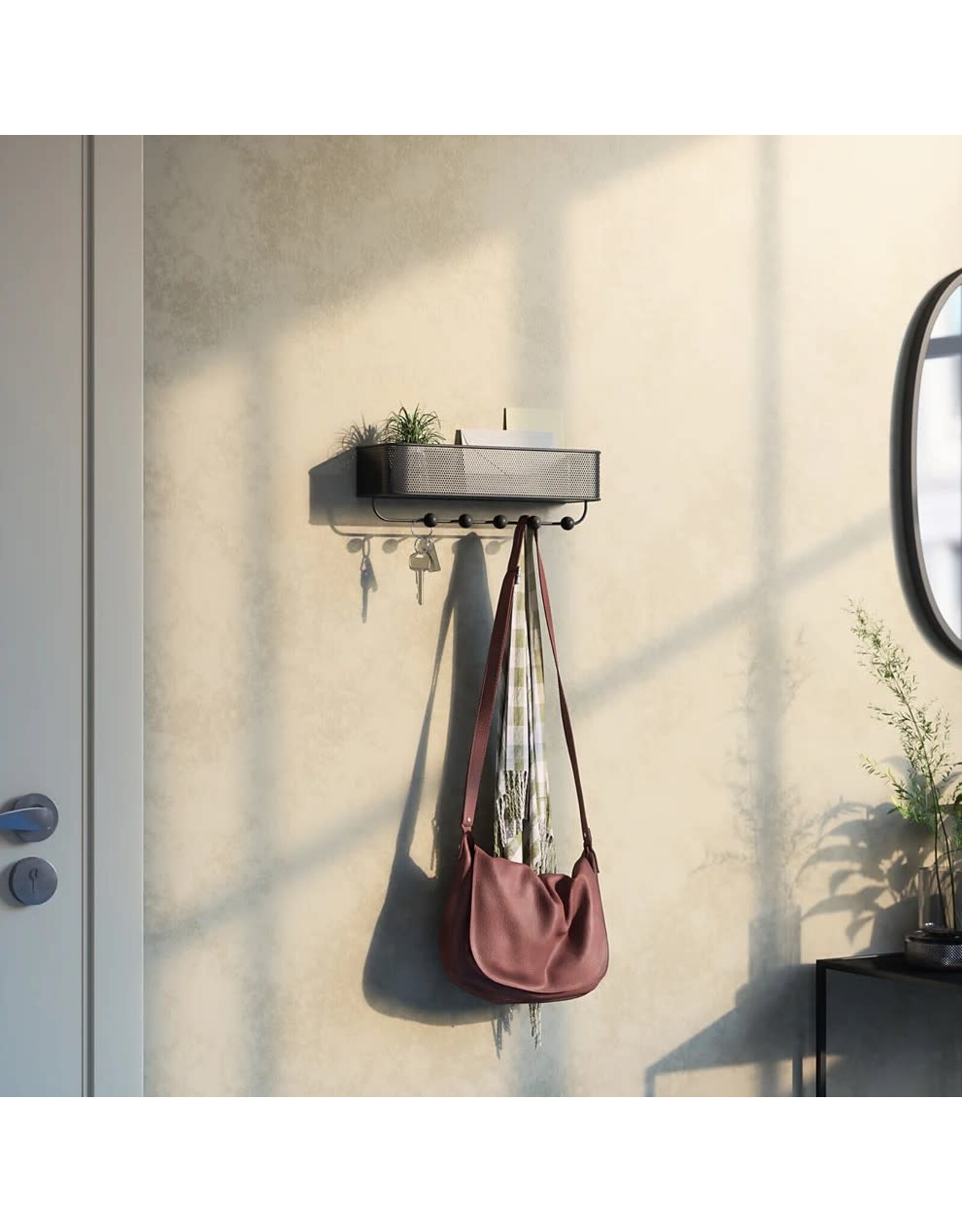 Estique Organizer - Black/Walnut