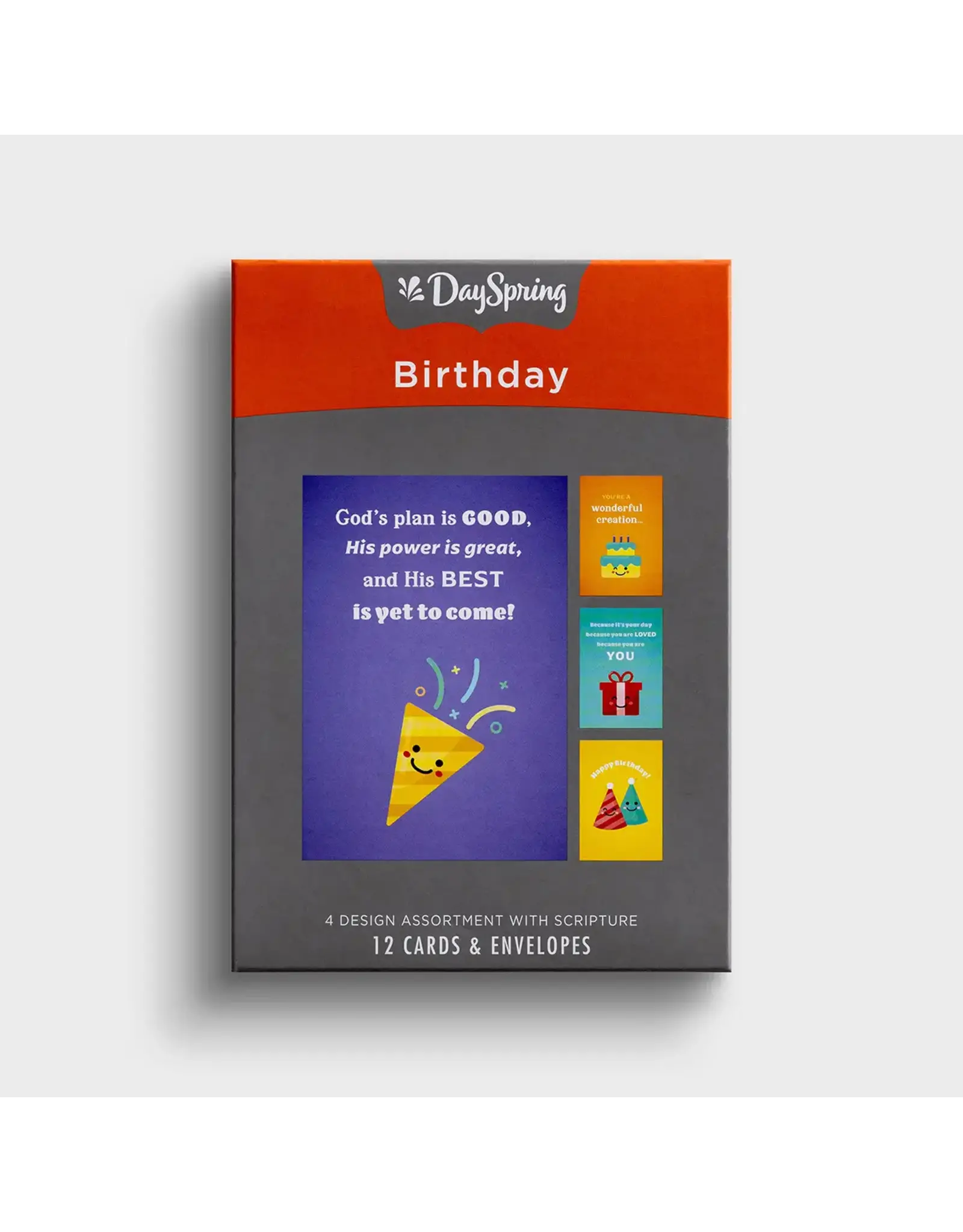 Birthday - Bold & Bright - 12 Boxed Cards