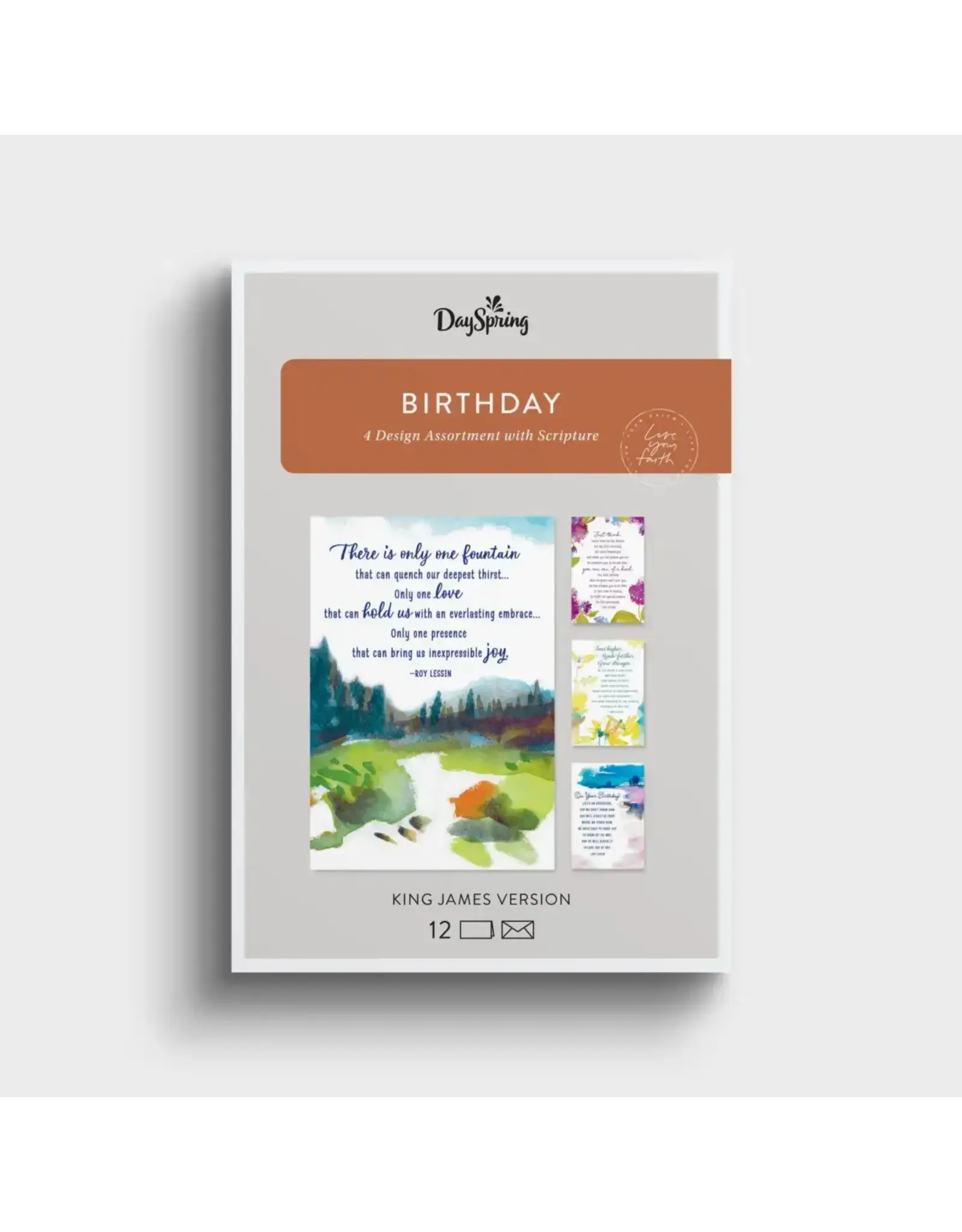 Happy Birthday-Roy Lessin - 12 Boxed Cards