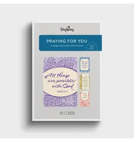 Praying for You - Patterns Design - 12 Boxed Cards