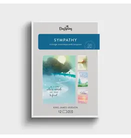 Sympathy - Watercolor Crosses - 12 Boxed Cards