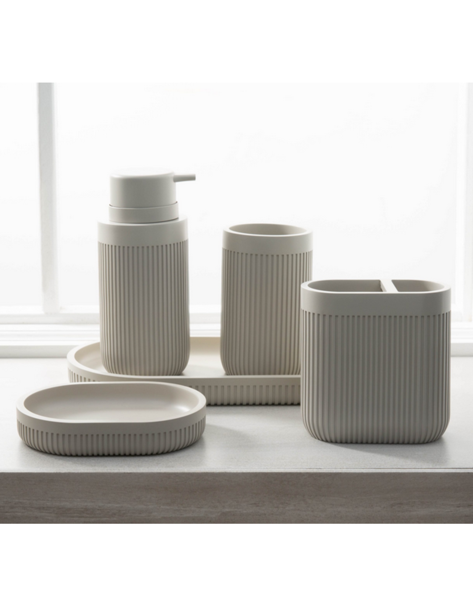 Corbett Soap Dish - Taupe