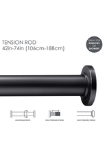 Draper Tension Rod 41" - Black