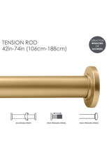 Draper Tension Rod - Gold