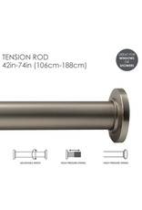 Draper Tension Rod - Satin Nickel