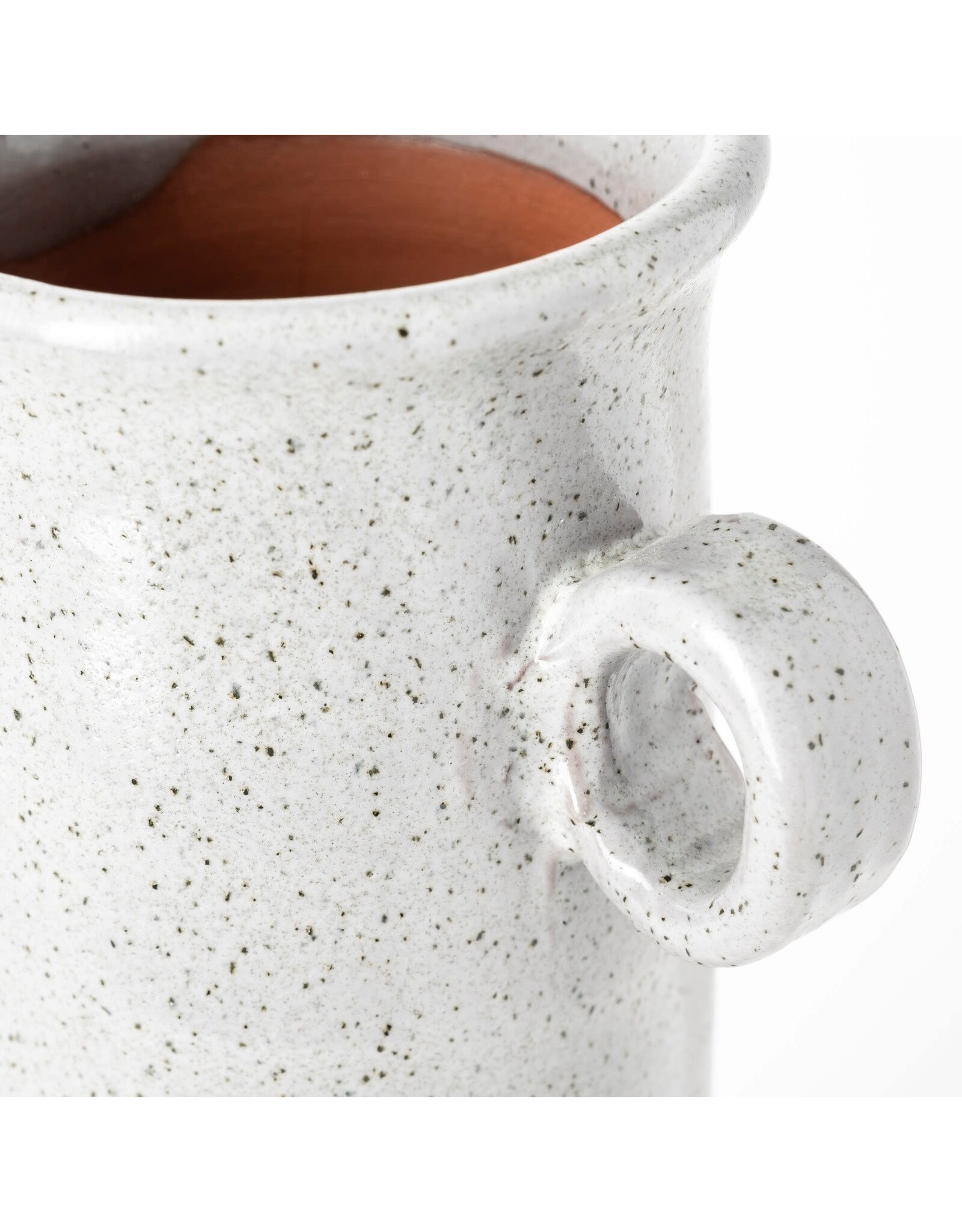 Frieda Large Freckled Gray Ceramic Jug