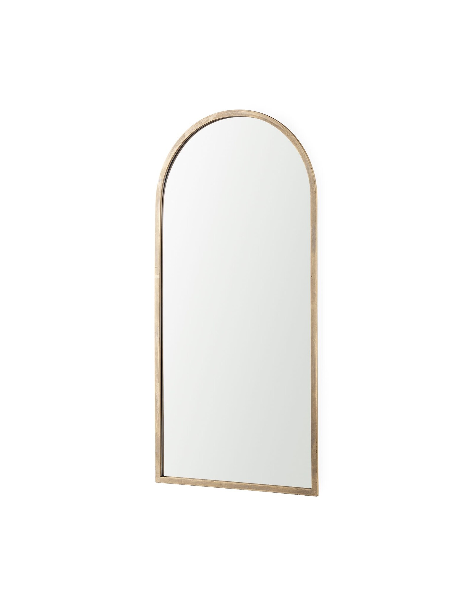 Giovanna Metal Arched Vanity Mirror - Gold