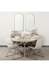 Giovanna Metal Arched Vanity Mirror - Gold