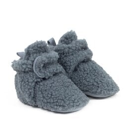 Snap Bootie Sherpa Blue Grey 0-3 months