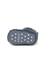 Snap Bootie Sherpa Blue Grey 0-3 months