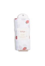 Muslin Swaddle Blanket - Strawberries