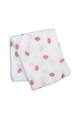 Muslin Swaddle Blanket - Strawberries
