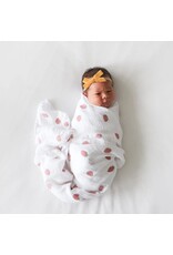 Muslin Swaddle Blanket - Strawberries