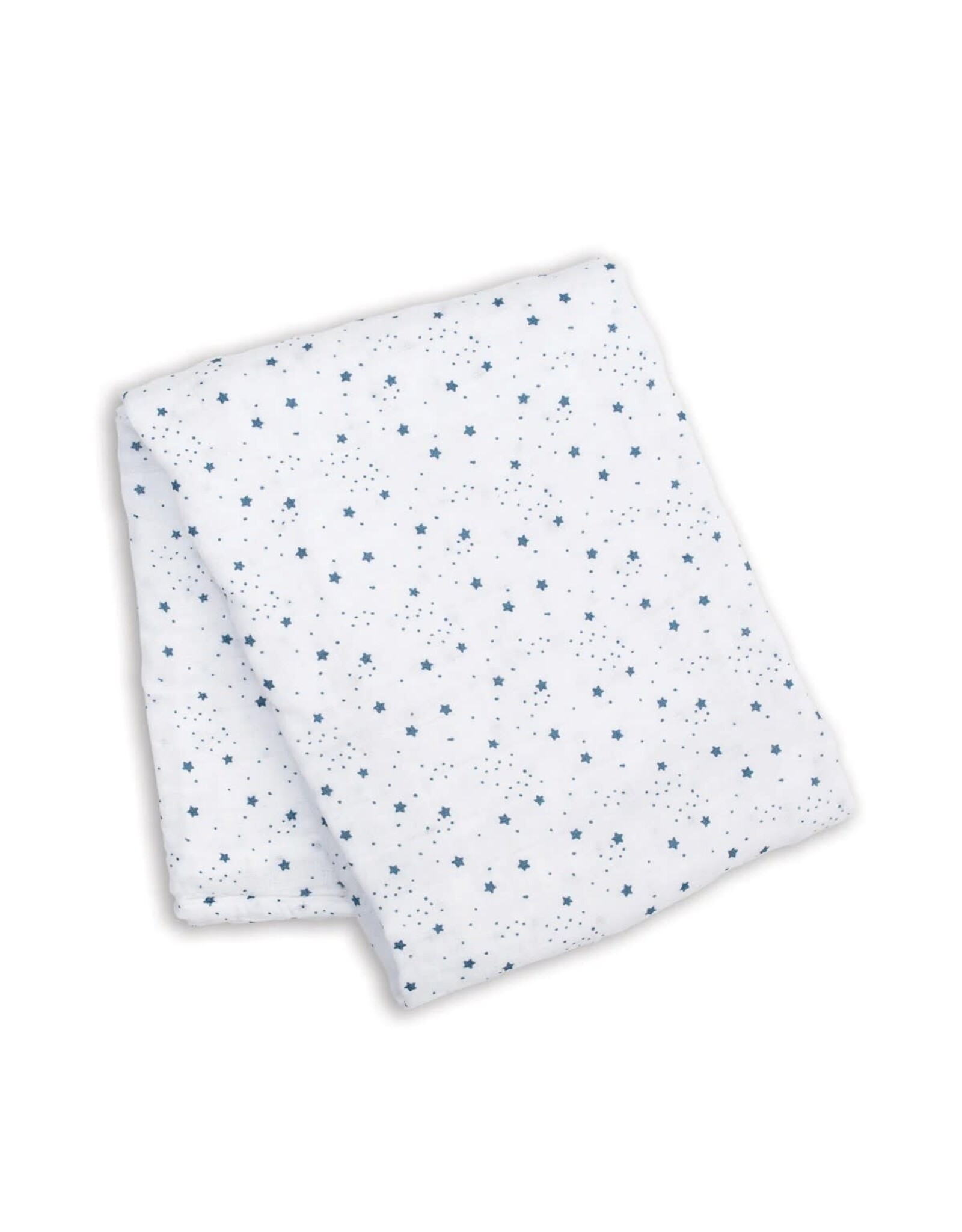 Swaddle Blanket Muslin Cotton LG Stars