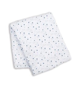 Swaddle Blanket Muslin Cotton LG Stars