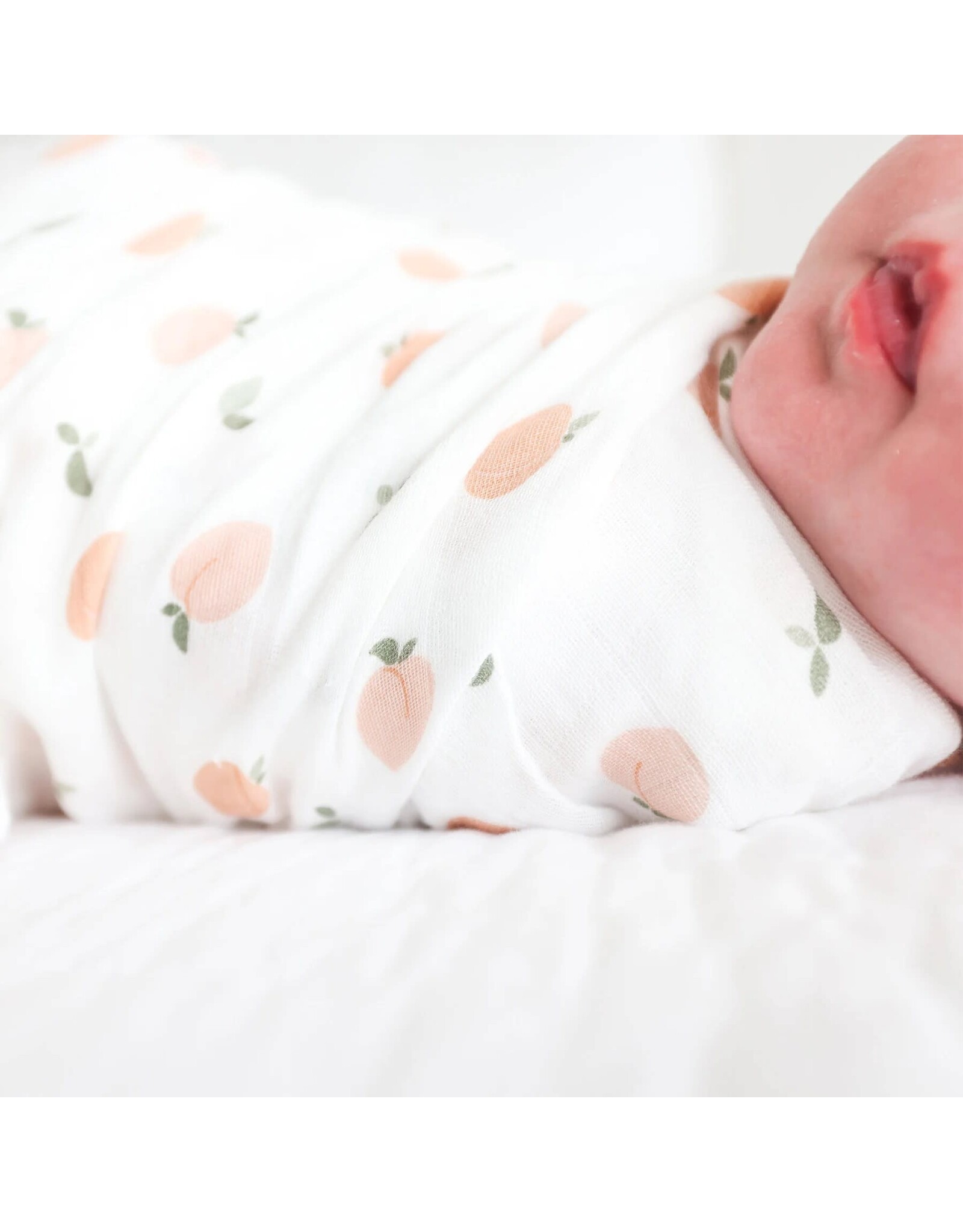 Muslin Swaddle Blanket - Peaches