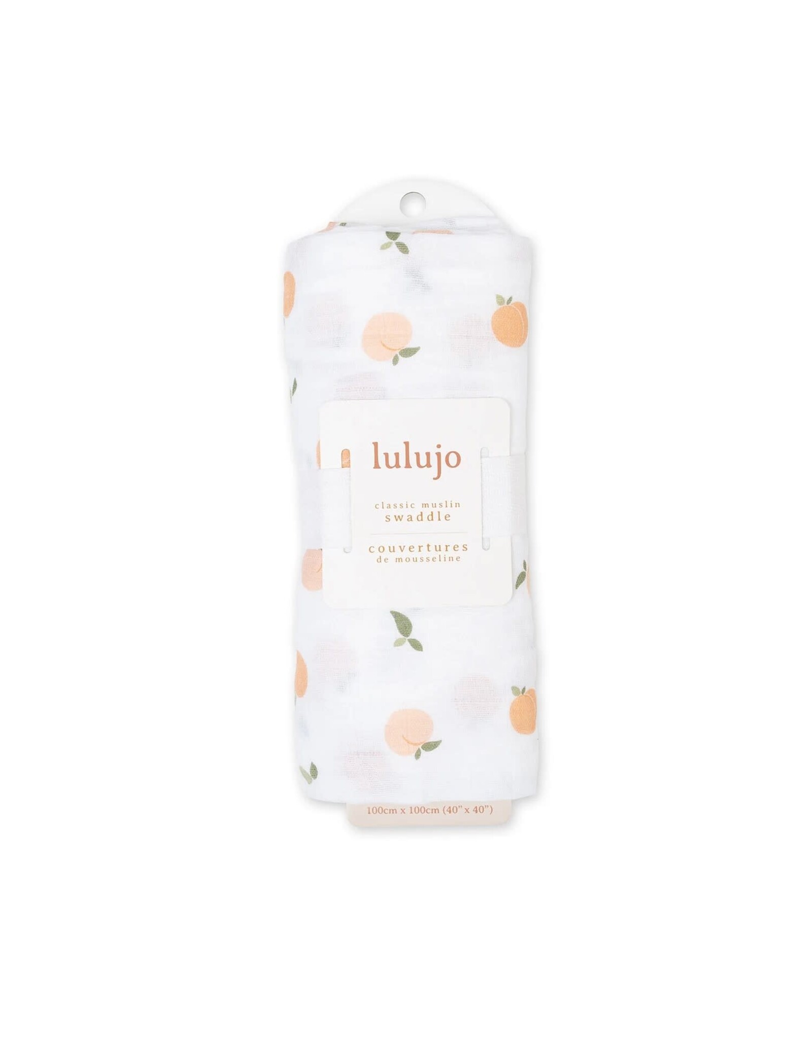 Swaddle Blanket Muslin Cotton LG Peaches