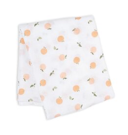 Lulujo Muslin Swaddle Blanket - Peaches