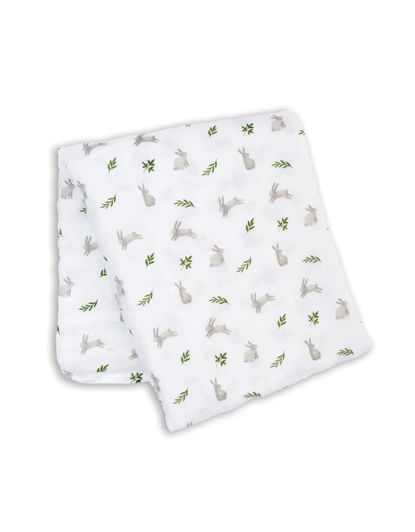 Muslin Swaddle Blanket - Bunnies