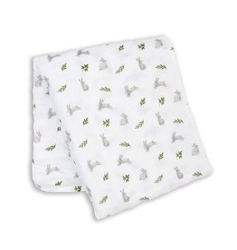 Muslin Swaddle Blanket - Bunnies