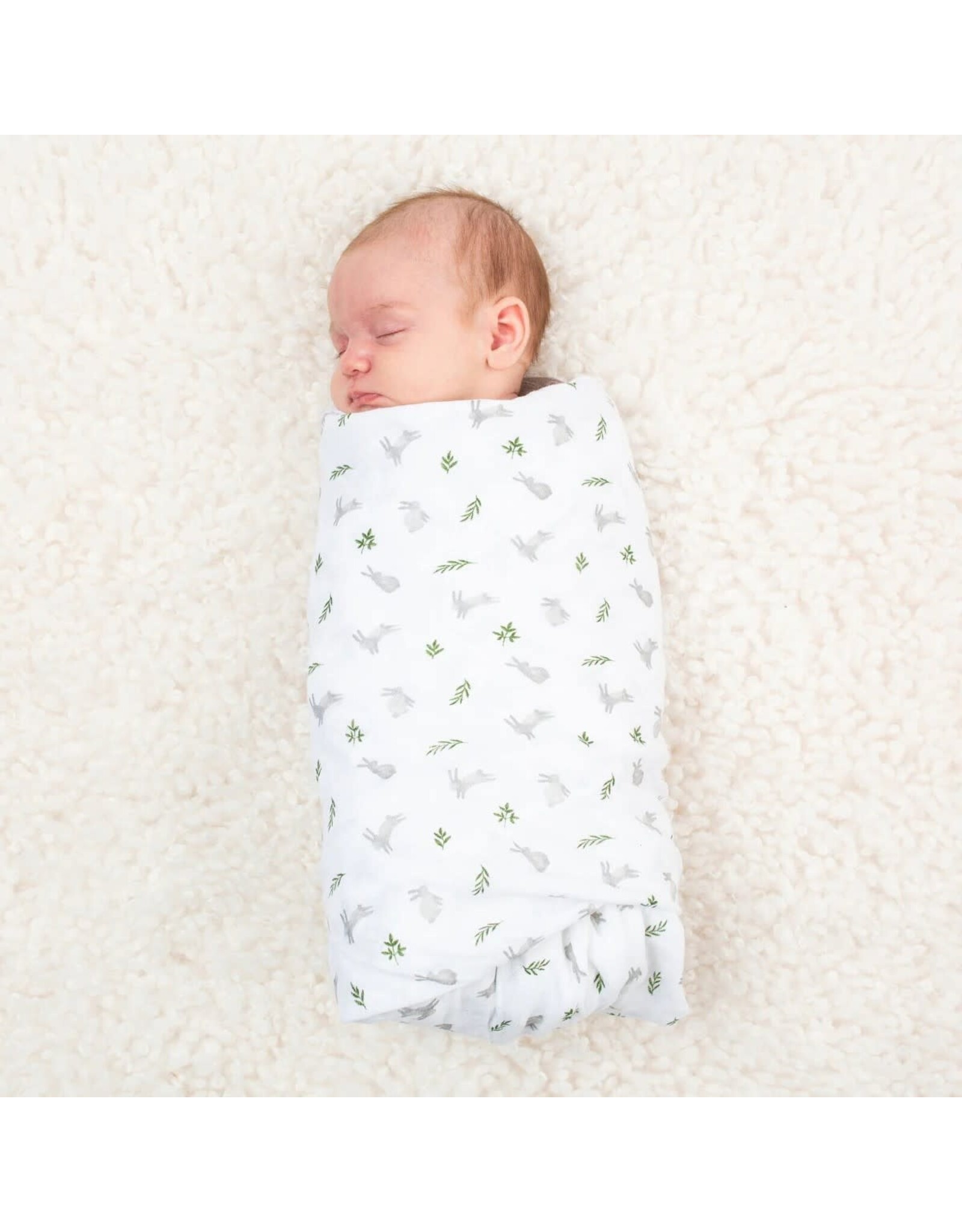Muslin Swaddle Blanket - Bunnies