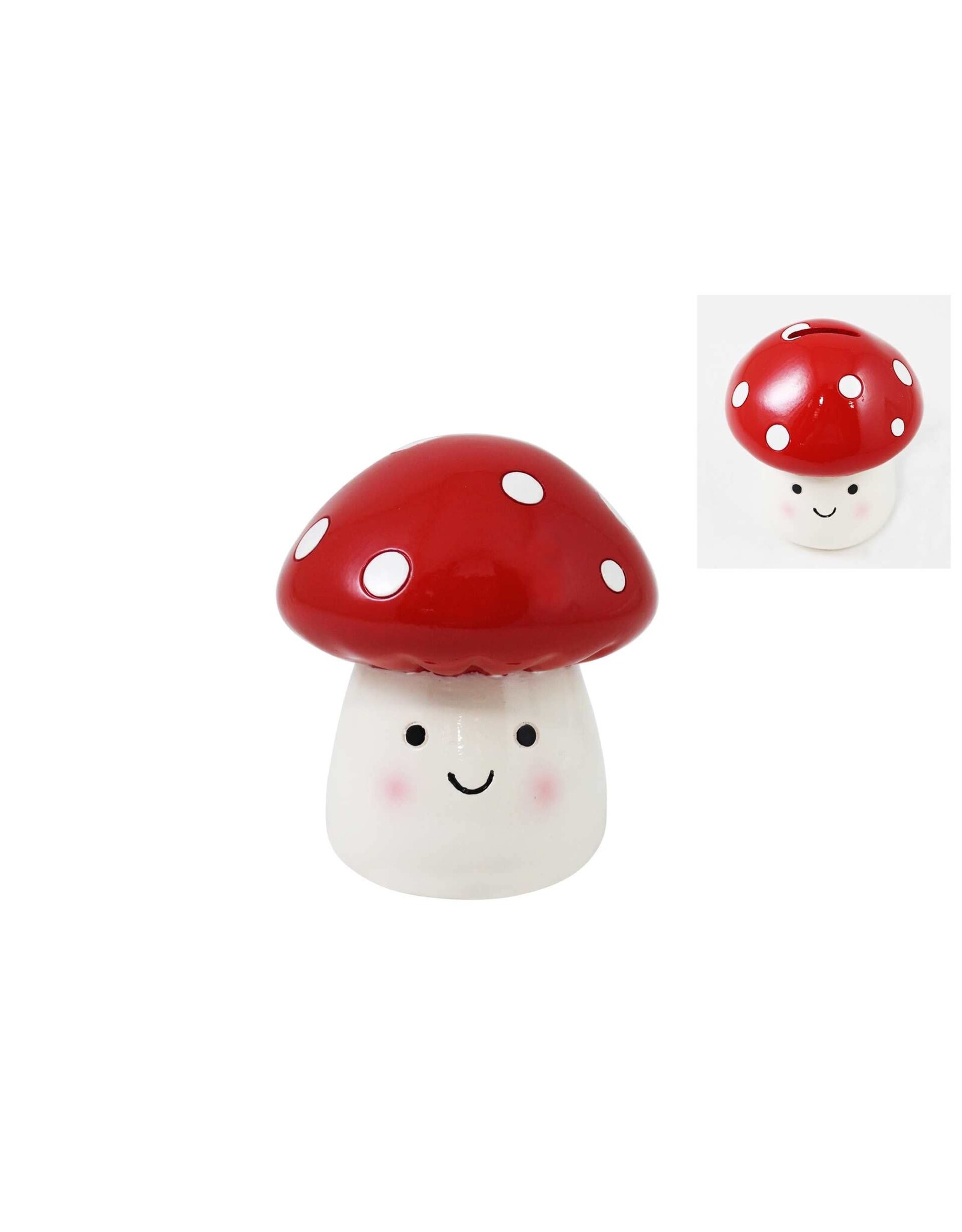 Red Mushroom Money Bank