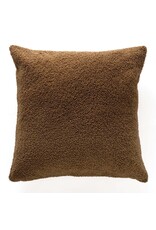 Plush Brown Cushion 20"x20"