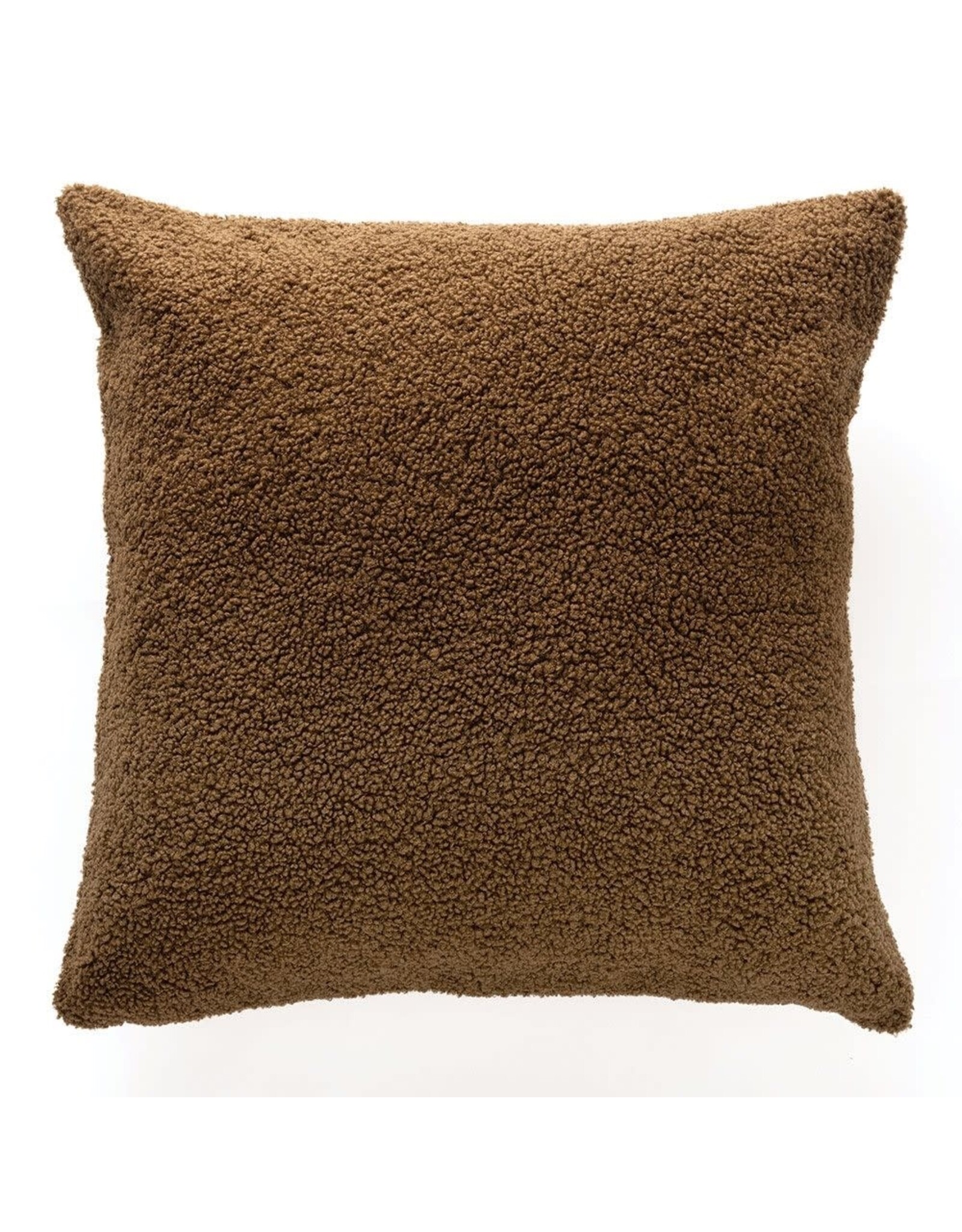 Plush Brown Cushion 20"x20"