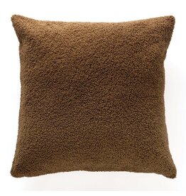 Plush Brown Cushion 20"x20"