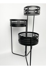 3 Tier Planter Black