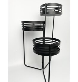 3 Tier Planter Black