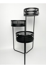 3 Tier Planter Black