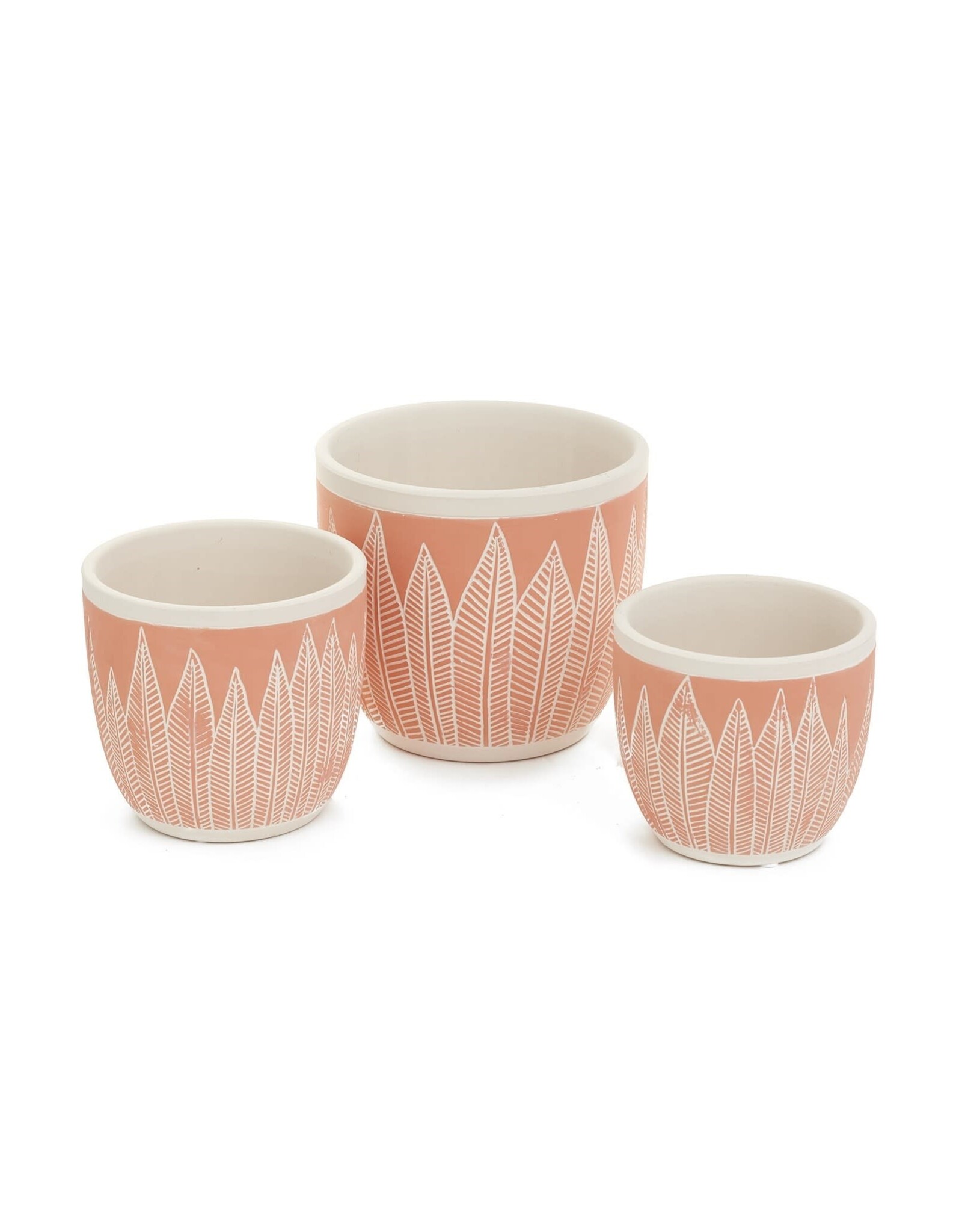 Orange Coral Planter - Med