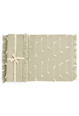 Ribbed  Cotton Placemat - Sage Green