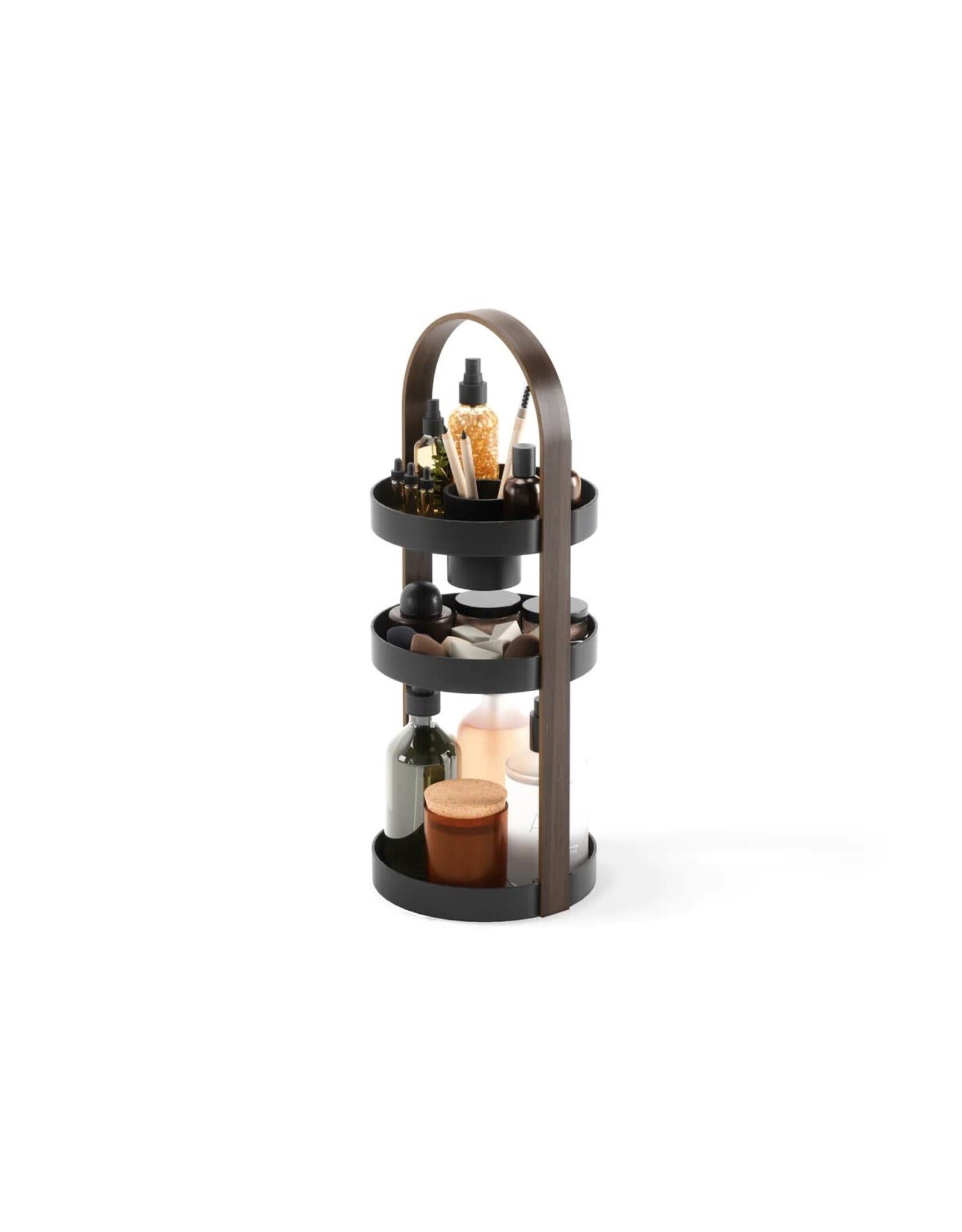 Bellwood Organizer - Black/Walnut