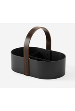 Bellwood Storage Caddy  - Black/Walnut