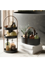Bellwood Storage Caddy  - Black/Walnut
