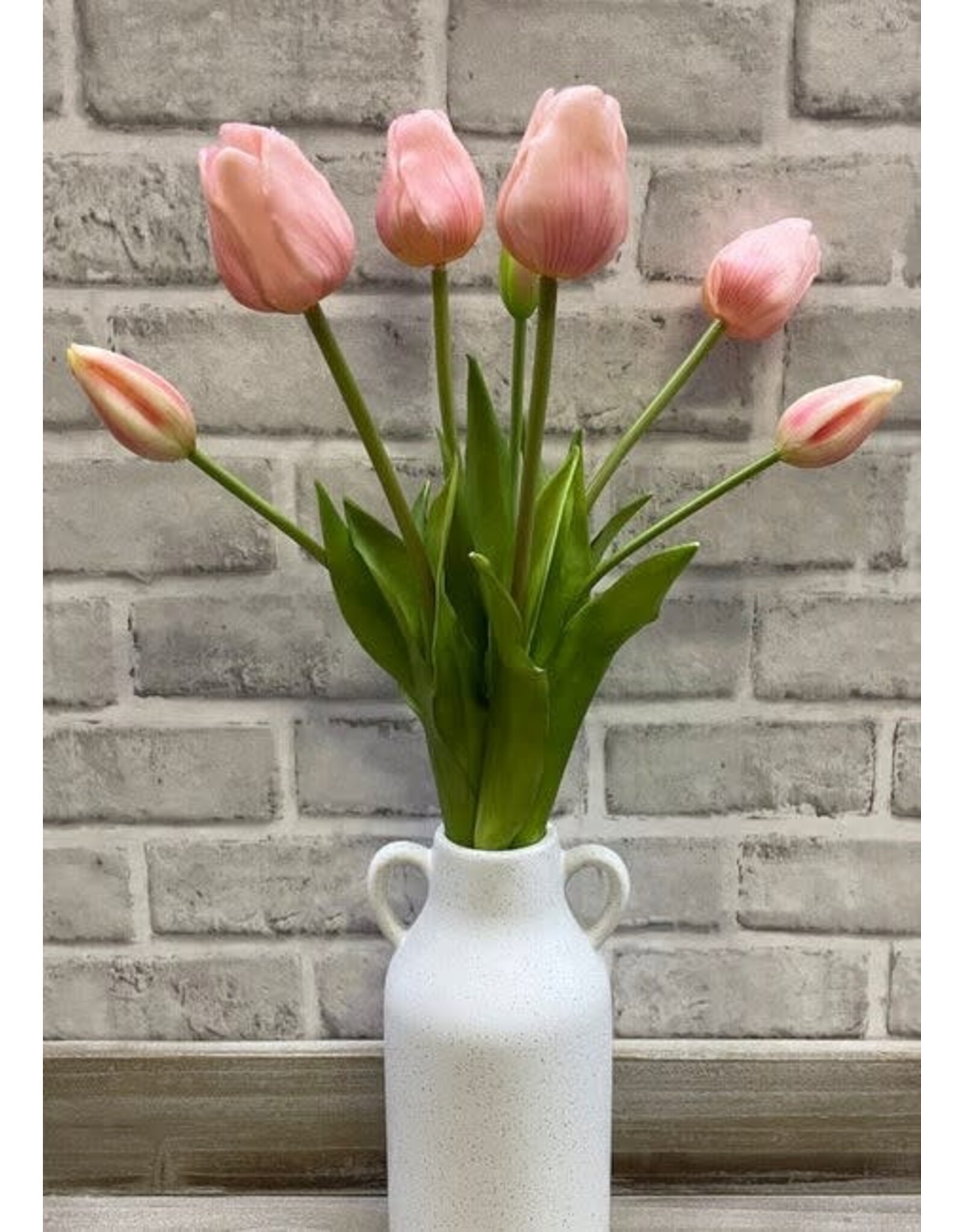 19" Pink Fresh Touch Tulip Bundle
