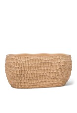 Large Ridged Oval Planter