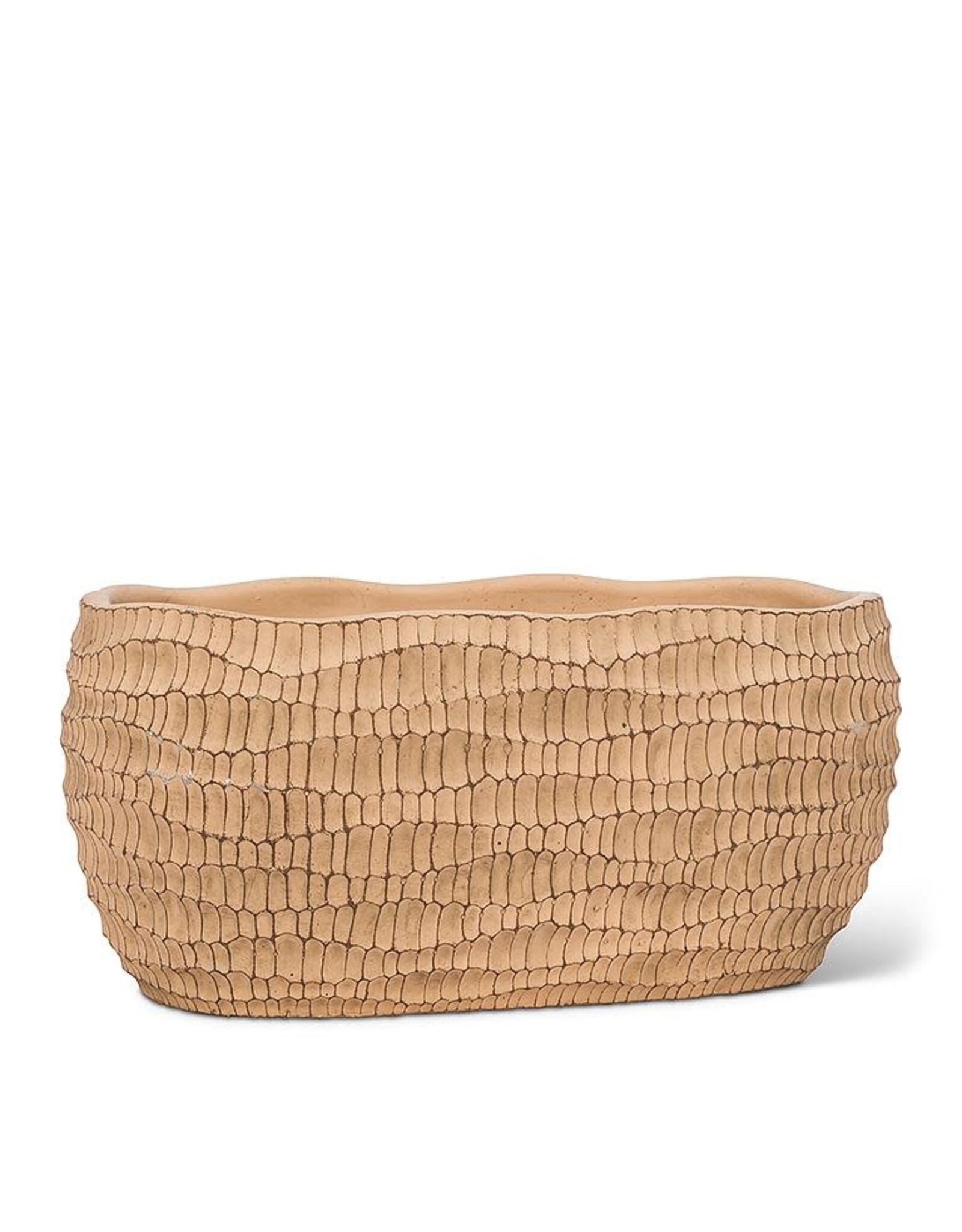 Large Ridged Oval Planter