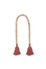 Fringe Beaded Cord -Rust