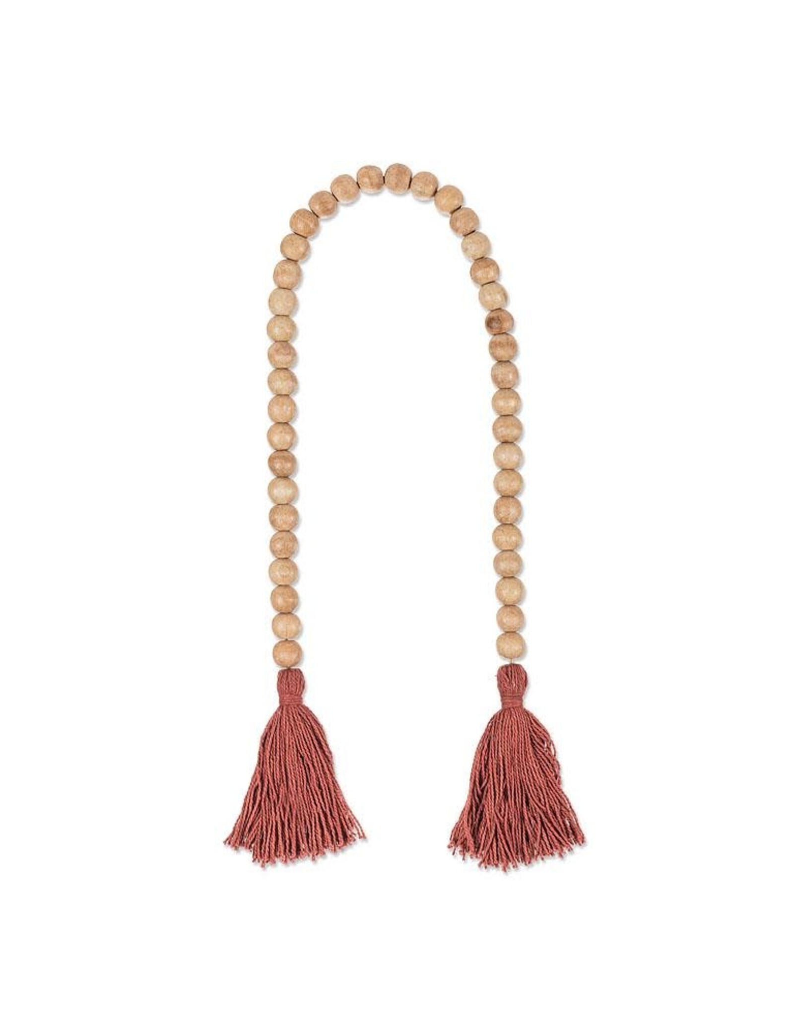 Fringe Beaded Cord -Rust