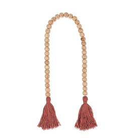 Fringe Beaded Cord -Rust
